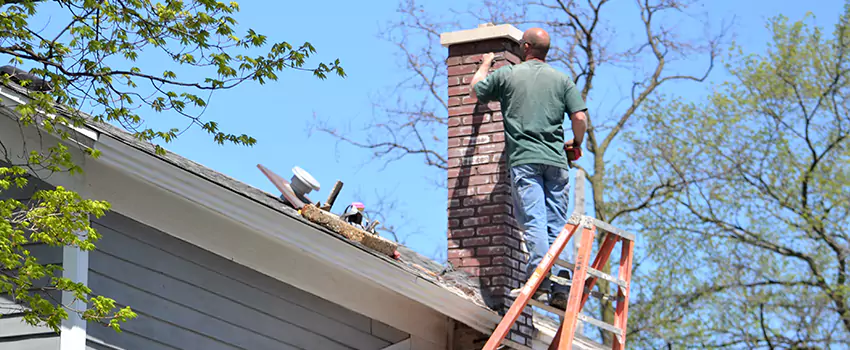 Vinyl and PVC Chimney Flashing Installation in Beaver Dam, WI