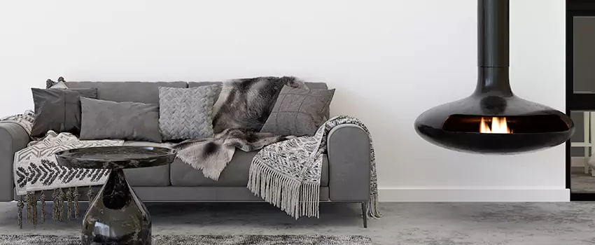 Circular Hanging Fireplace Installation Services in Beaver Dam, WI